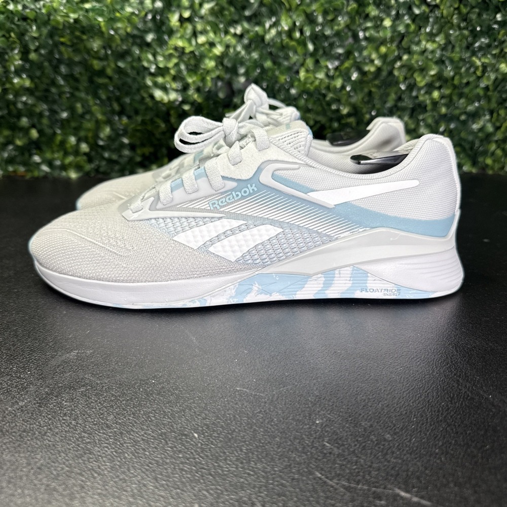 Reebok Women's Nano X4 Training Shoes Size 7.5 Sneakers Blue White